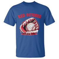 Red October T Shirt Baseball Drip Ice Cream Sprinkles Baseball Glove - Wonder Print Shop