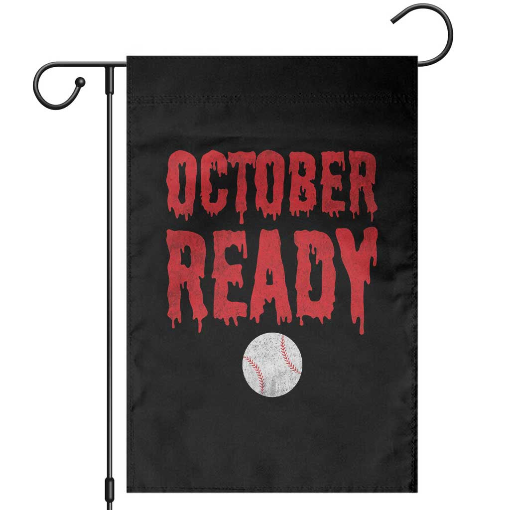 October Ready Garden Flag Philadelphia Playoff Baseball Gift Halloween Costume - Wonder Print Shop