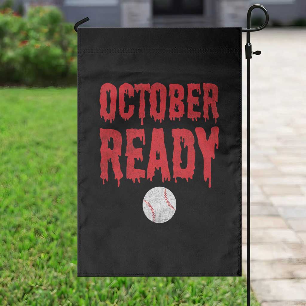 October Ready Garden Flag Philadelphia Playoff Baseball Gift Halloween Costume - Wonder Print Shop