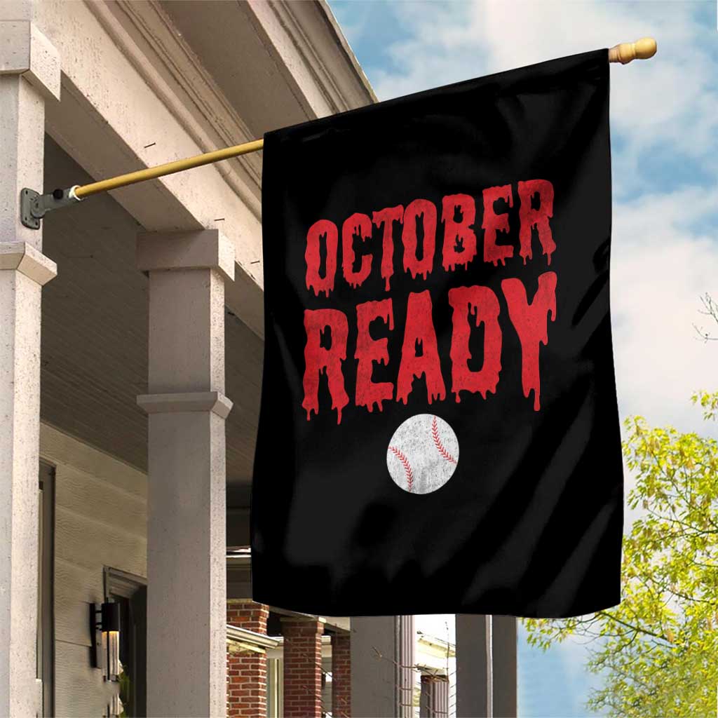 October Ready Garden Flag Philadelphia Playoff Baseball Gift Halloween Costume - Wonder Print Shop