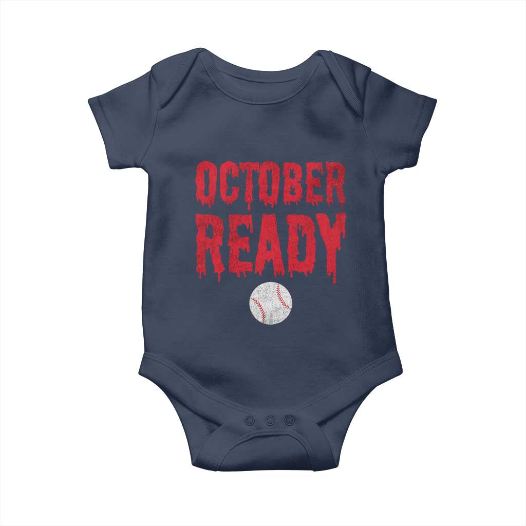 October Ready Baby Onesie Philadelphia Playoff Baseball Gift Halloween Costume - Wonder Print Shop