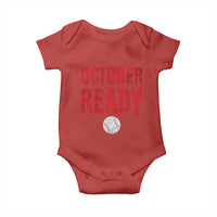 October Ready Baby Onesie Philadelphia Playoff Baseball Gift Halloween Costume - Wonder Print Shop