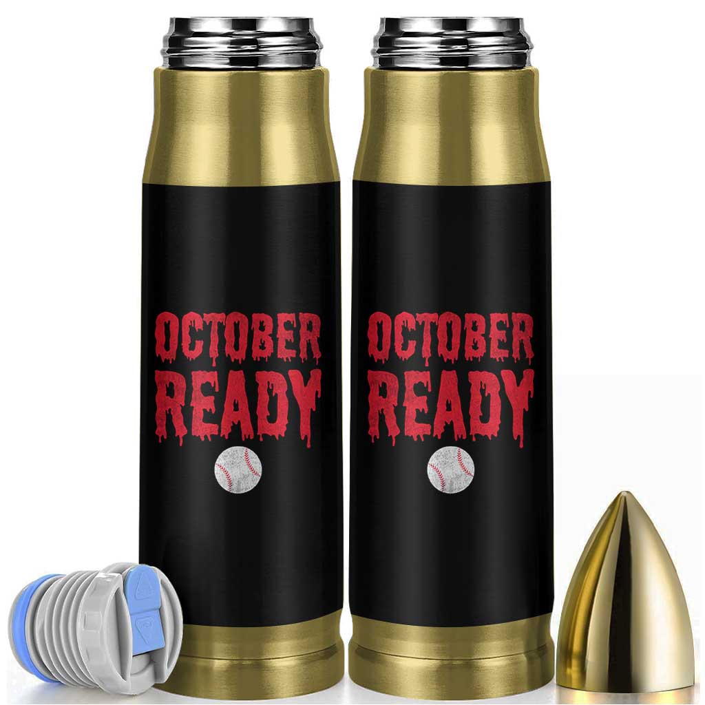 October Ready Bullet Tumbler Philadelphia Playoff Baseball Gift Halloween Costume - Wonder Print Shop