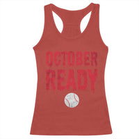October Ready Racerback Tank Top Philadelphia Playoff Baseball Gift Halloween Costume - Wonder Print Shop