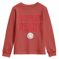 October Ready Youth Sweatshirt Philadelphia Playoff Baseball Gift Halloween Costume - Wonder Print Shop