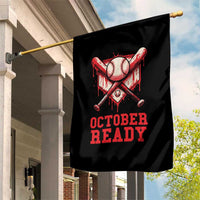 October Ready Garden Flag Philadelphia Playoff Baseball Drip Graffiti - Wonder Print Shop