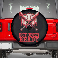 October Ready Spare Tire Cover Philadelphia Playoff Baseball Drip Graffiti - Wonder Print Shop