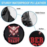 October Ready Spare Tire Cover Philadelphia Playoff Baseball Drip Graffiti - Wonder Print Shop