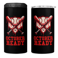 October Ready 4 in 1 Can Cooler Tumbler Philadelphia Playoff Baseball Drip Graffiti - Wonder Print Shop