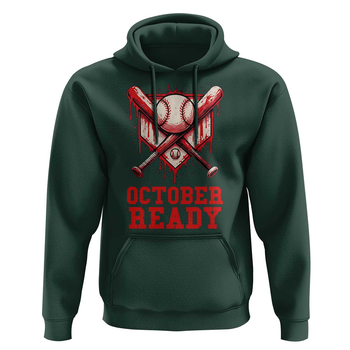October Ready Hoodie Philadelphia Playoff Baseball Drip Graffiti - Wonder Print Shop
