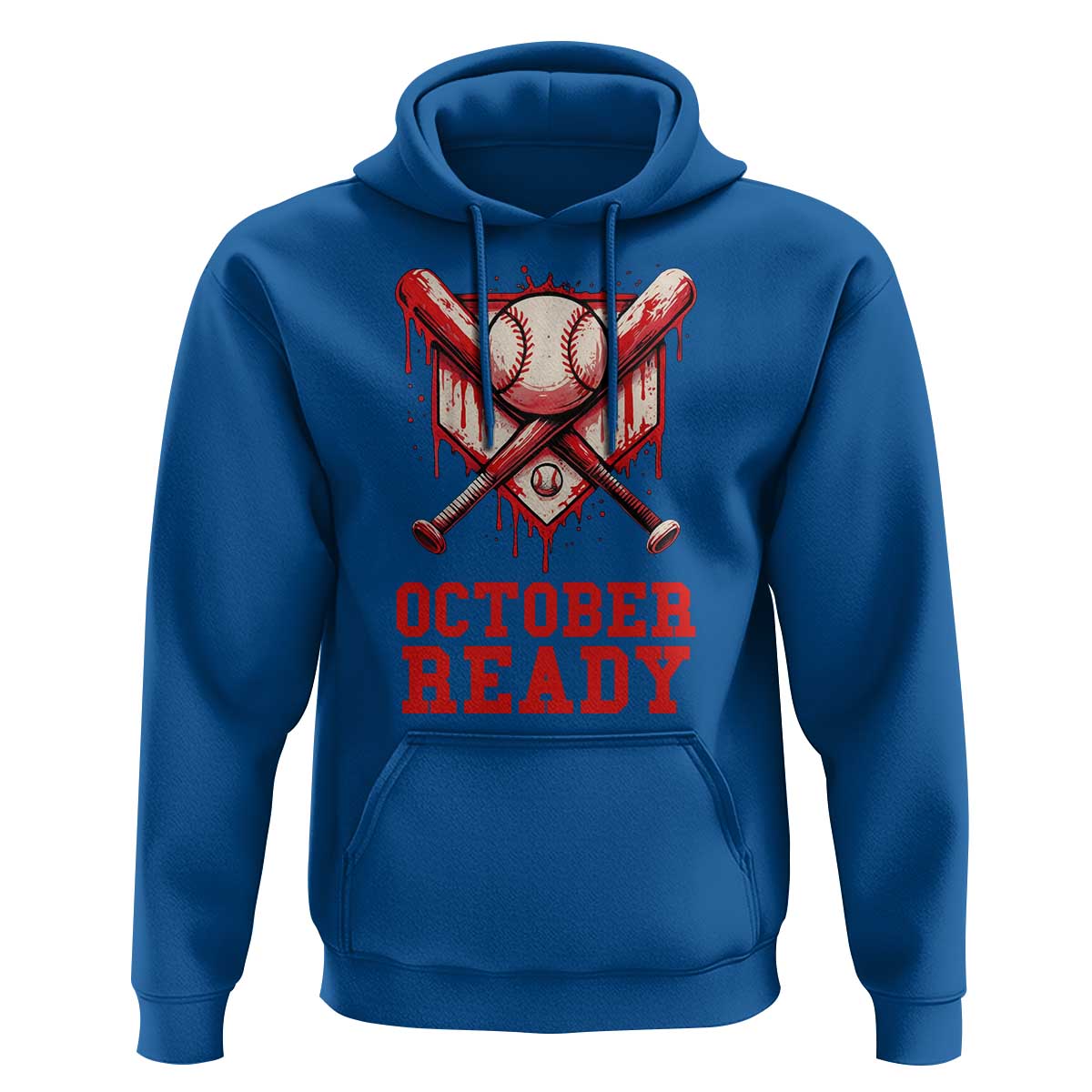 October Ready Hoodie Philadelphia Playoff Baseball Drip Graffiti - Wonder Print Shop