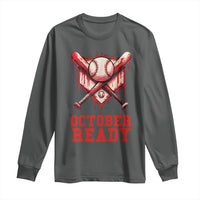 October Ready Long Sleeve Shirt Philadelphia Playoff Baseball Drip Graffiti - Wonder Print Shop