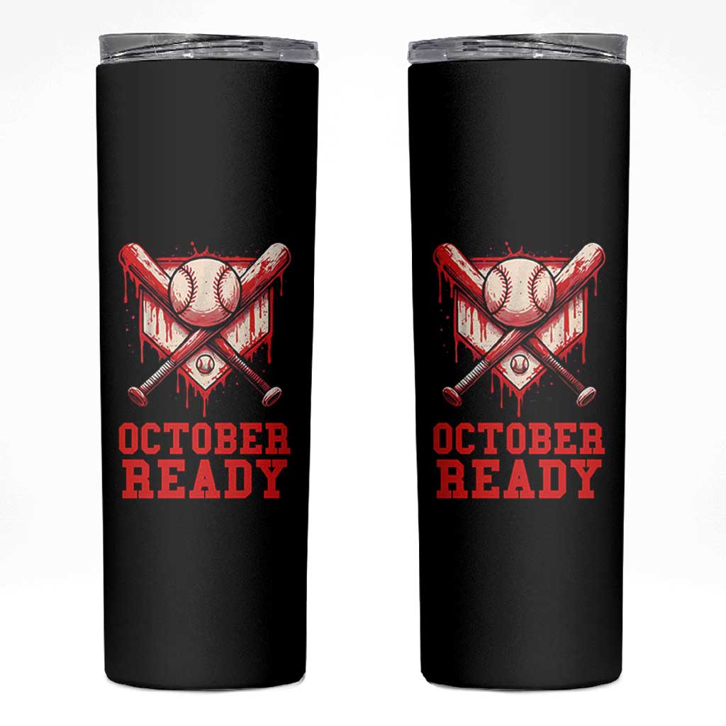 October Ready Skinny Tumbler Philadelphia Playoff Baseball Drip Graffiti - Wonder Print Shop