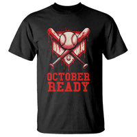October Ready T Shirt Philadelphia Playoff Baseball Drip Graffiti - Wonder Print Shop