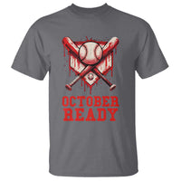 October Ready T Shirt Philadelphia Playoff Baseball Drip Graffiti - Wonder Print Shop