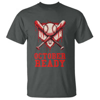 October Ready T Shirt Philadelphia Playoff Baseball Drip Graffiti - Wonder Print Shop
