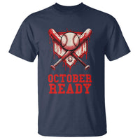 October Ready T Shirt Philadelphia Playoff Baseball Drip Graffiti - Wonder Print Shop