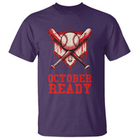 October Ready T Shirt Philadelphia Playoff Baseball Drip Graffiti - Wonder Print Shop