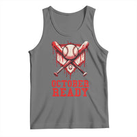 October Ready Tank Top Philadelphia Playoff Baseball Drip Graffiti - Wonder Print Shop