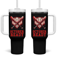 October Ready Tumbler With Handle Philadelphia Playoff Baseball Drip Graffiti - Wonder Print Shop
