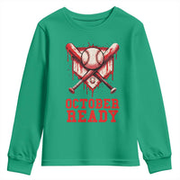 October Ready Youth Sweatshirt Philadelphia Playoff Baseball Drip Graffiti - Wonder Print Shop