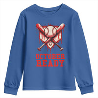 October Ready Youth Sweatshirt Philadelphia Playoff Baseball Drip Graffiti - Wonder Print Shop