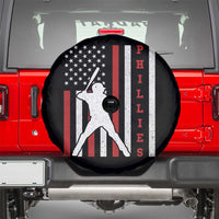 Phillies Baseball Spare Tire Cover Cool Distressed Philadelphia Red October US Flag - Wonder Print Shop