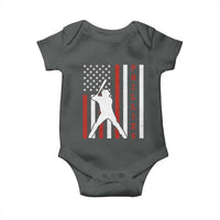 Phillies Baseball Baby Onesie Cool Distressed Philadelphia Red October US Flag - Wonder Print Shop