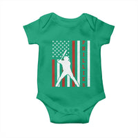 Phillies Baseball Baby Onesie Cool Distressed Philadelphia Red October US Flag - Wonder Print Shop