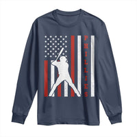 Phillies Baseball Long Sleeve Shirt Cool Distressed Philadelphia Red October US Flag - Wonder Print Shop