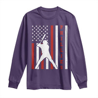 Phillies Baseball Long Sleeve Shirt Cool Distressed Philadelphia Red October US Flag - Wonder Print Shop
