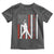 Phillies Baseball Toddler T Shirt Cool Distressed Philadelphia Red October US Flag - Wonder Print Shop