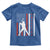 Phillies Baseball Toddler T Shirt Cool Distressed Philadelphia Red October US Flag - Wonder Print Shop