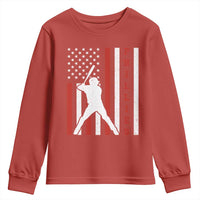 Phillies Baseball Youth Sweatshirt Cool Distressed Philadelphia Red October US Flag - Wonder Print Shop