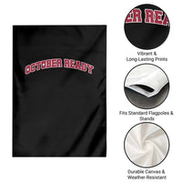 October Ready Garden Flag Vintage Sports Philadelphia Playoff Baseball Fan - Wonder Print Shop