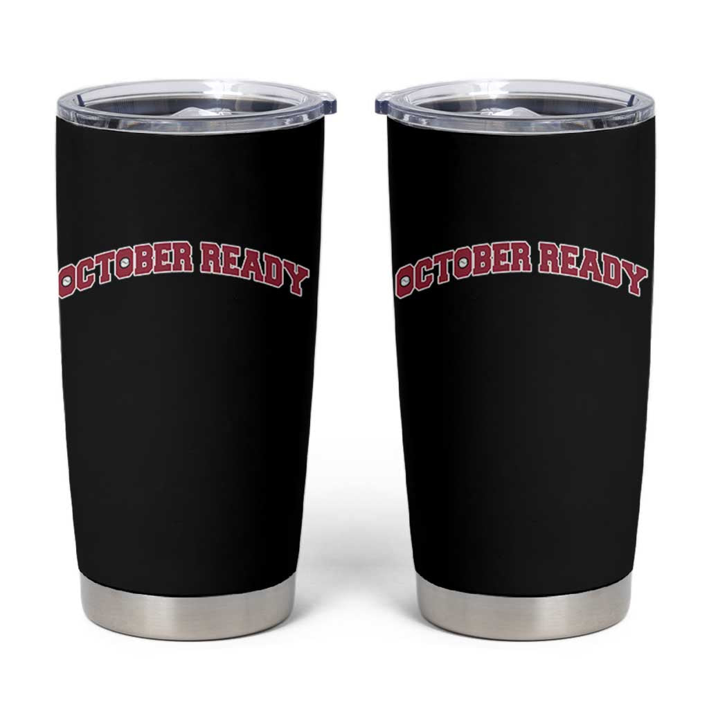 October Ready Tumbler Cup Vintage Sports Philadelphia Playoff Baseball Fan - Wonder Print Shop