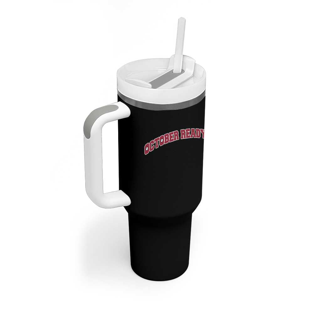 October Ready Tumbler With Handle Vintage Sports Philadelphia Playoff Baseball Fan - Wonder Print Shop