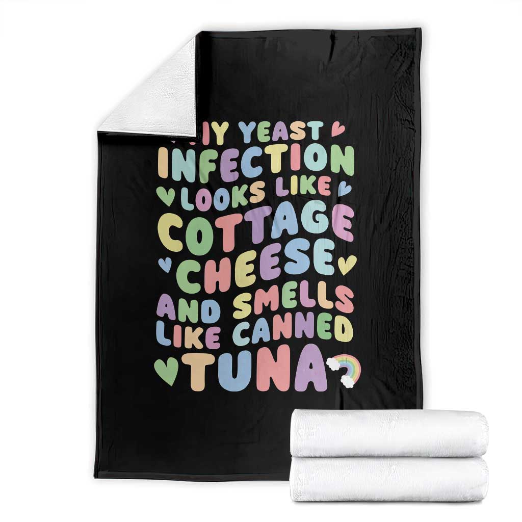Inappropriate Adult Throw Blanket Funny My Yeast Infection Roulette Game - Wonder Print Shop