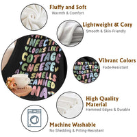 Inappropriate Adult Throw Blanket Funny My Yeast Infection Roulette Game - Wonder Print Shop
