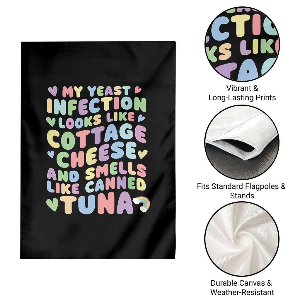 Inappropriate Adult Garden Flag Funny My Yeast Infection Roulette Game - Wonder Print Shop