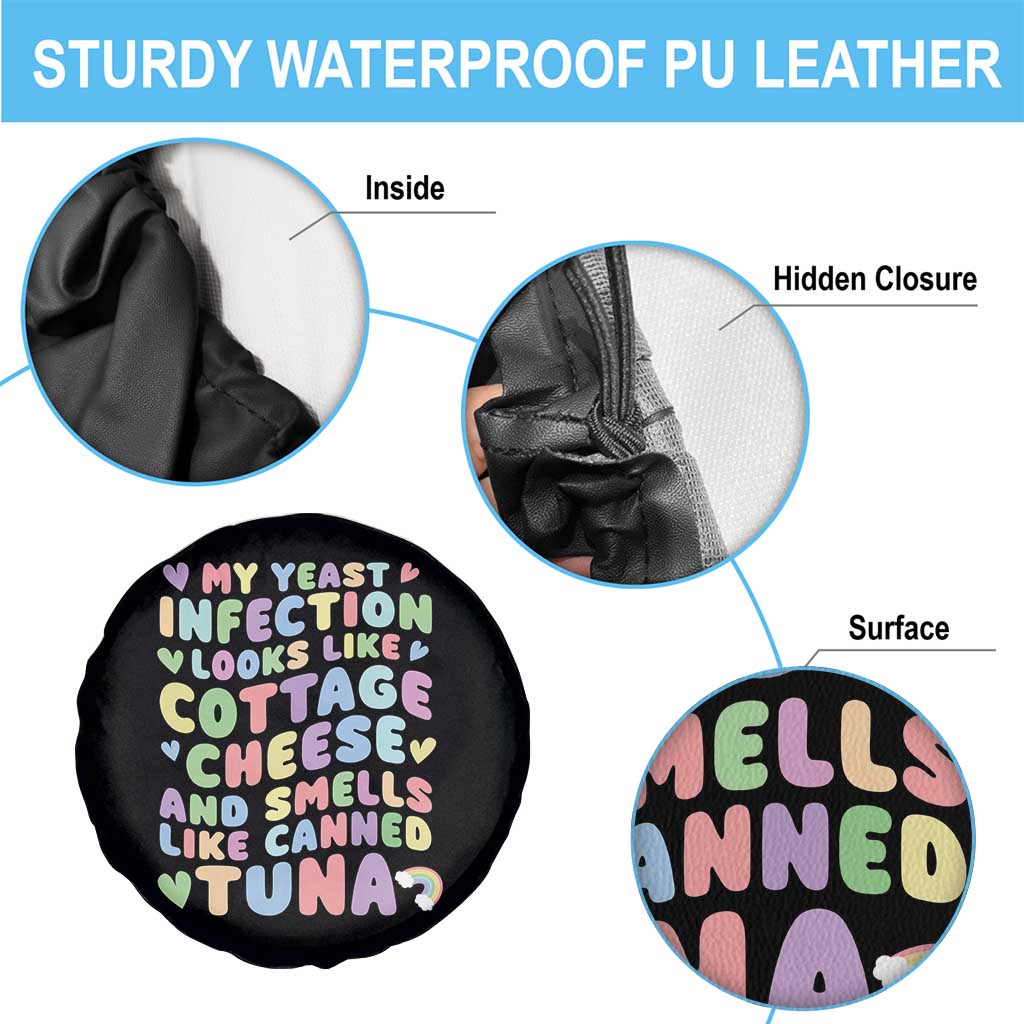 Inappropriate Adult Spare Tire Cover Funny My Yeast Infection Roulette Game - Wonder Print Shop