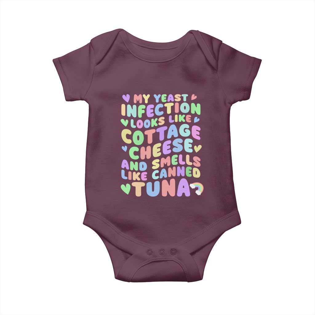 Inappropriate Adult Baby Onesie Funny My Yeast Infection Roulette Game - Wonder Print Shop