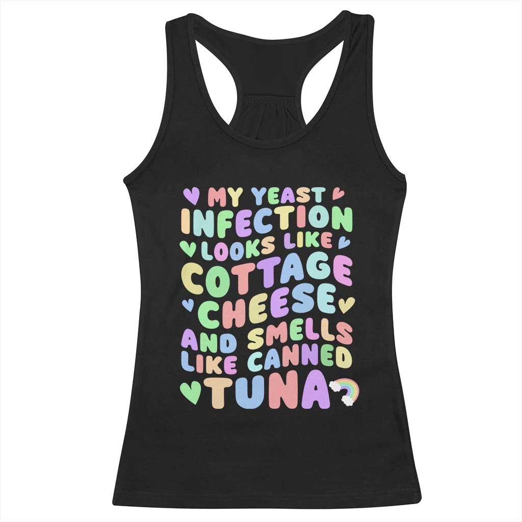 Inappropriate Adult Racerback Tank Top Funny My Yeast Infection Roulette Game - Wonder Print Shop