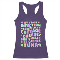 Inappropriate Adult Racerback Tank Top Funny My Yeast Infection Roulette Game - Wonder Print Shop