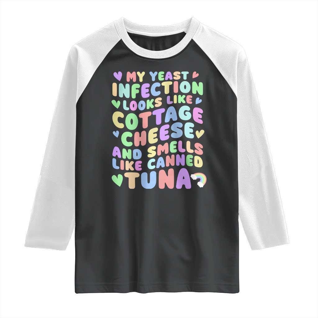 Inappropriate Adult Raglan Shirt Funny My Yeast Infection Roulette Game - Wonder Print Shop