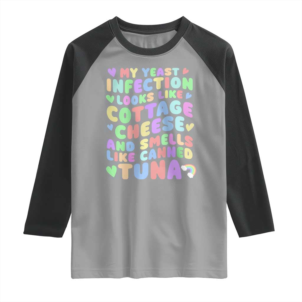 Inappropriate Adult Raglan Shirt Funny My Yeast Infection Roulette Game - Wonder Print Shop