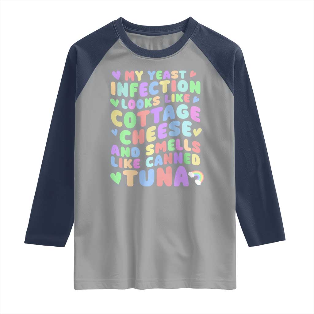 Inappropriate Adult Raglan Shirt Funny My Yeast Infection Roulette Game - Wonder Print Shop