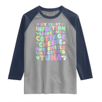 Inappropriate Adult Raglan Shirt Funny My Yeast Infection Roulette Game - Wonder Print Shop