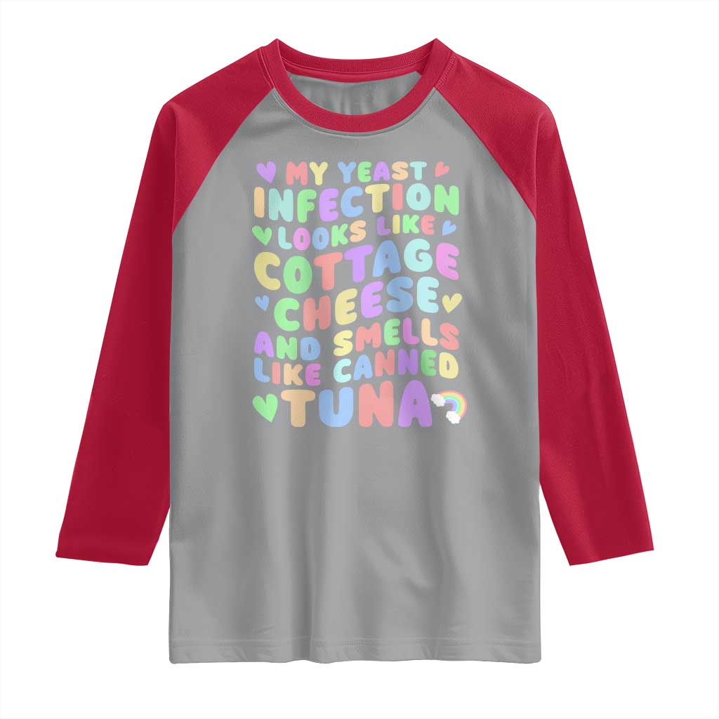 Inappropriate Adult Raglan Shirt Funny My Yeast Infection Roulette Game - Wonder Print Shop