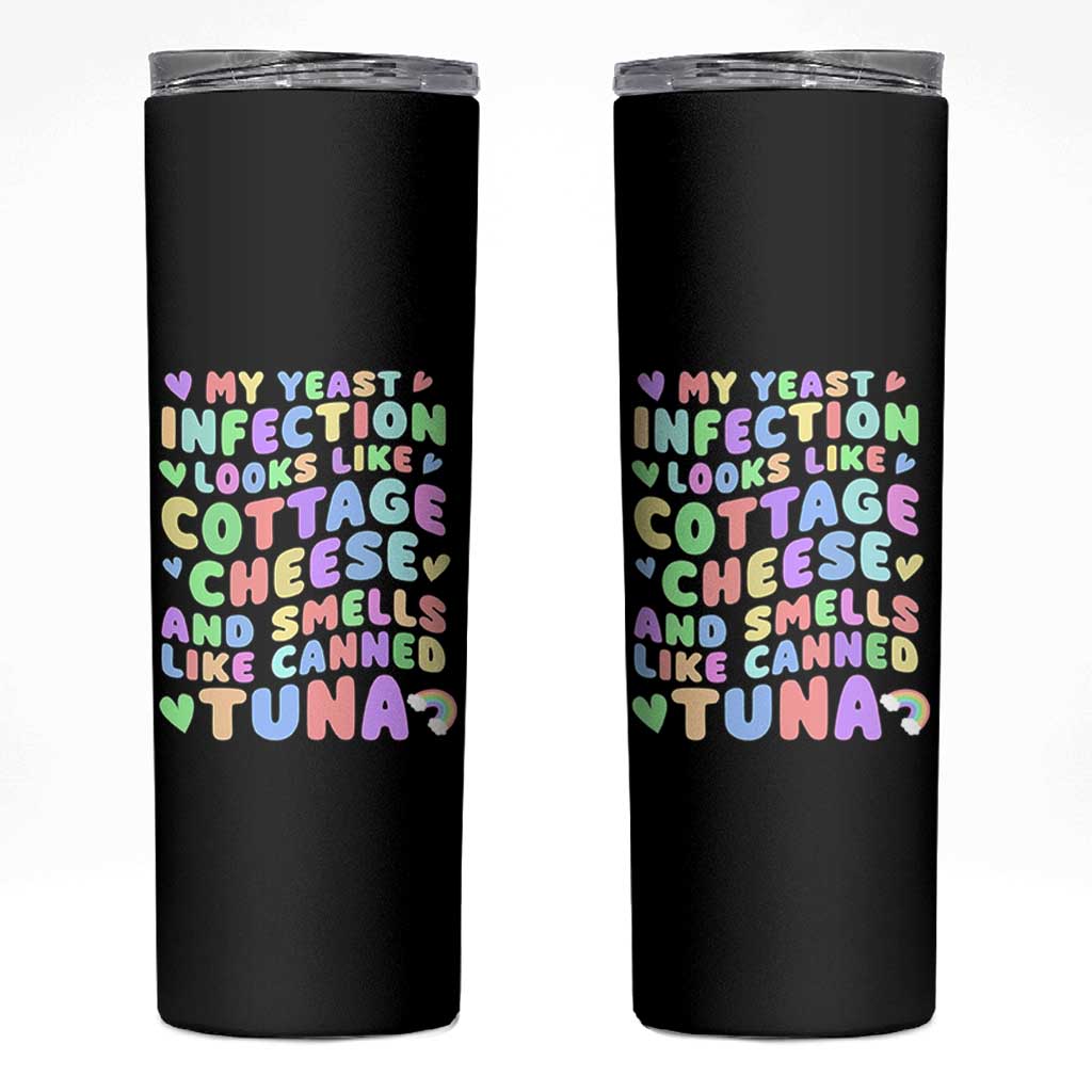 Inappropriate Adult Skinny Tumbler Funny My Yeast Infection Roulette Game - Wonder Print Shop